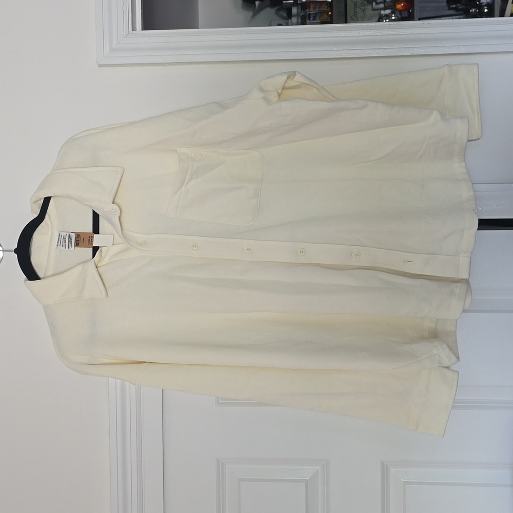 Victorias Secret PINK Oversized Fleece Shacket Shirt Jacket